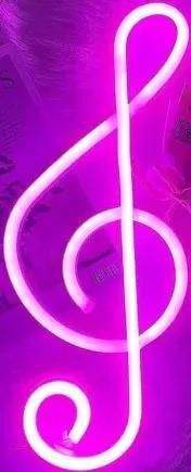 Nốt nhạc SOL với đèn LED Neon trang trí - Image 2