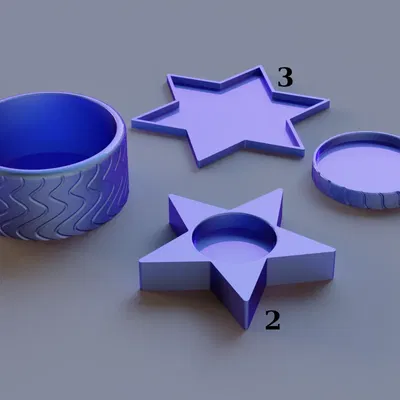 Giá nến lớn trang trí nội thất 4 kiểu khác nhau