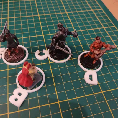 Dấu hiệu đánh dấu quái vật DND cho trò chơi bàn giấy