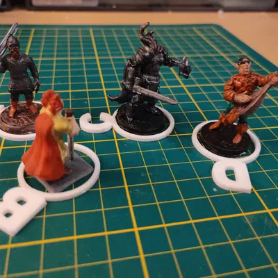 Dấu hiệu đánh dấu quái vật DND cho trò chơi bàn giấy