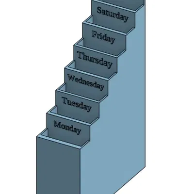 Giá đỡ phân loại văn phòng với lịch hàng ngày