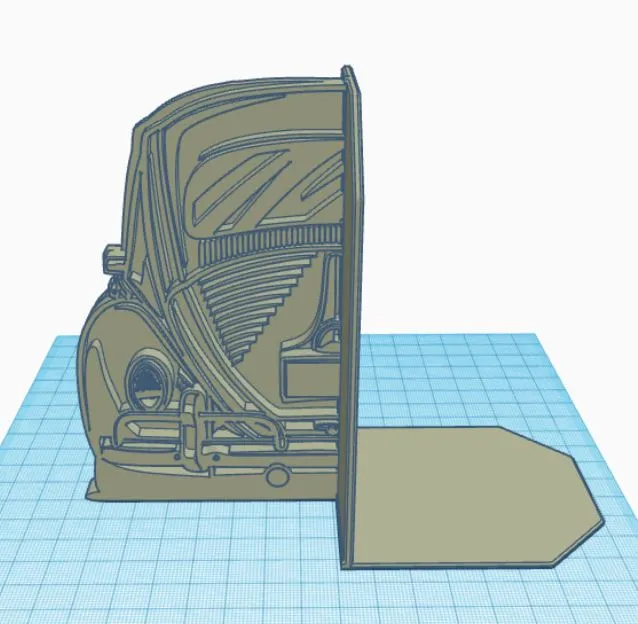 Giá đỡ sách hình nửa xe VW Bug - Image 1