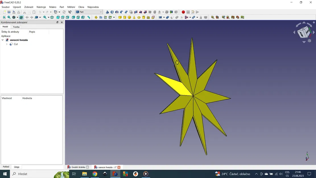 *Ngôi sao trang trí in 3D từ filament PLA* - Image 2