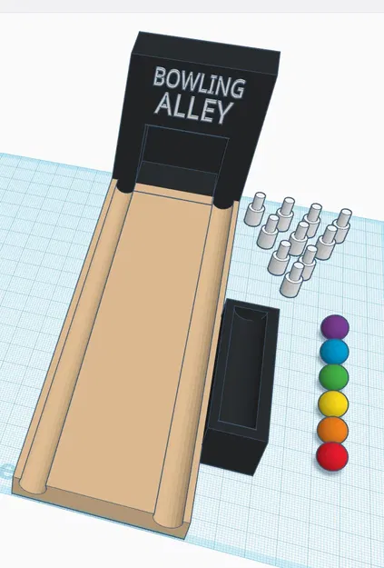Sân chơi bowling mini để bàn - Image 1
