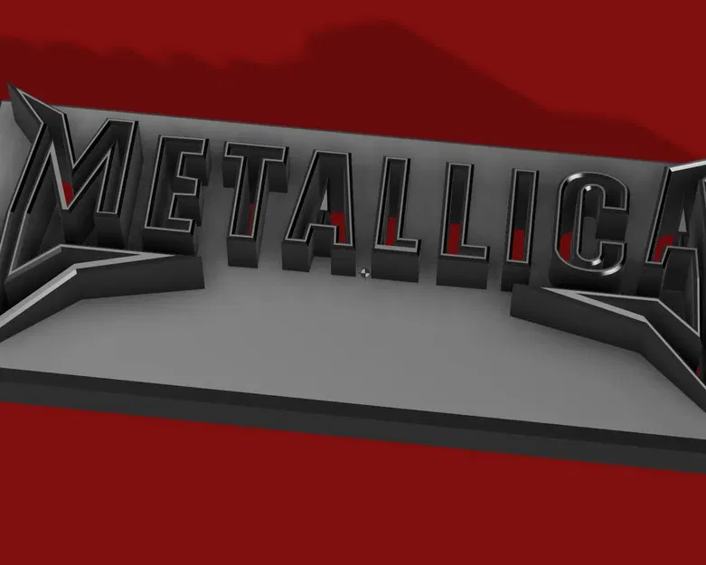 Mô hình nghệ thuật fan Metallica bằng kim loại - Image 2