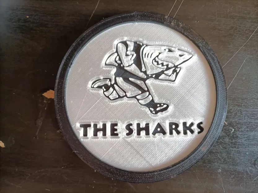 Đế lót ly Cell C Sharks đa màu từ Durban, Nam Phi - Image 1