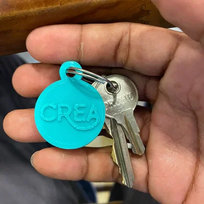 Móc khóa CREA độc đáo cho người yêu nghệ thuật 3D