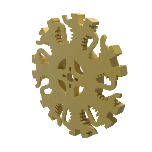 Động cơ giả lập dạng tròn 9 xi-lanh cho máy bay RC 28mm - Image 2