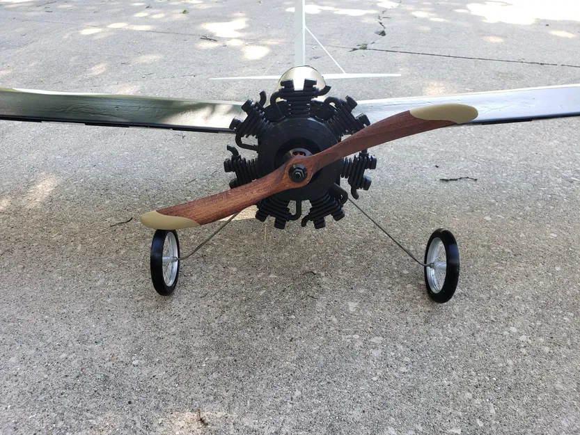 Động cơ giả lập dạng tròn 9 xi-lanh cho máy bay RC 28mm - Image 3