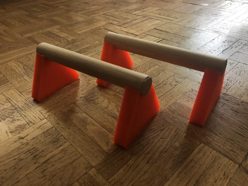 Giá đỡ chống đẩy bằng gỗ 20cm - Image 1