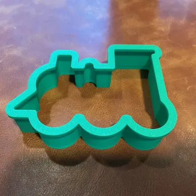 Cutter bánh quy hình tàu hơi nước đơn giản