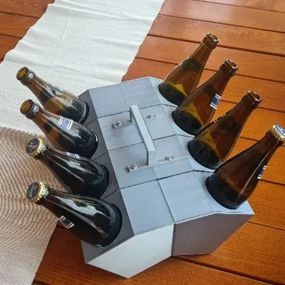 Giá đỡ chai bia V8 - 4.0L cho 8 chai 0,5L