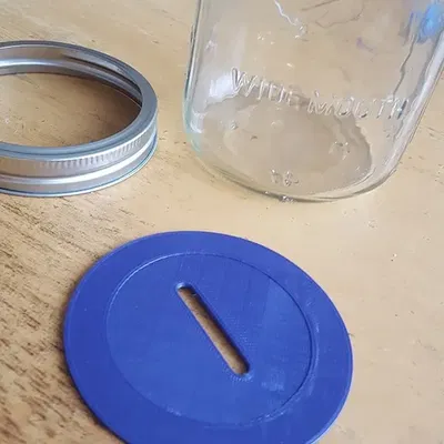Nắp đậy khe cho lọ Mason miệng rộng