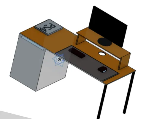 Bàn gaming đơn giản cho trải nghiệm in 3D thú vị - Image 1