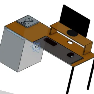 Bàn gaming đơn giản cho trải nghiệm in 3D thú vị