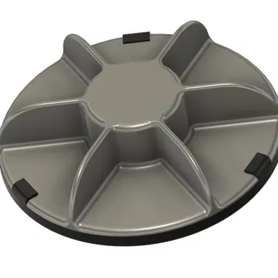 Cánh quạt gắn vào cho Prusa CW1/CW1S sử dụng nam châm 20x6x2mm