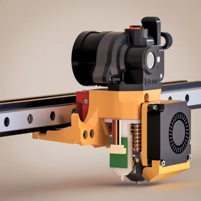 Bọc cho DropEffect XG hotend, extruder orbiter 2.0, ray tuyến tính - end...