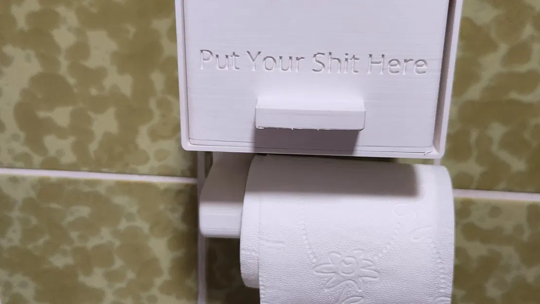 Giá đỡ giấy vệ sinh kèm thùng đựng băng vệ sinh - Image 1