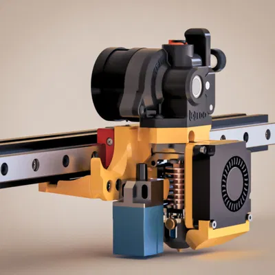 Bọc cho DropEffect XG hotend, extruder orbiter 2.0, ray tuyến tính - end...