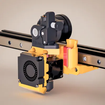 Bọc cho DropEffect XG hotend, extruder orbiter 2.0, ray tuyến tính - end...