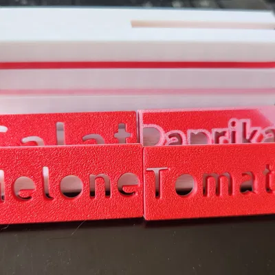 Biển báo rau củ dài 13 cm cho vườn