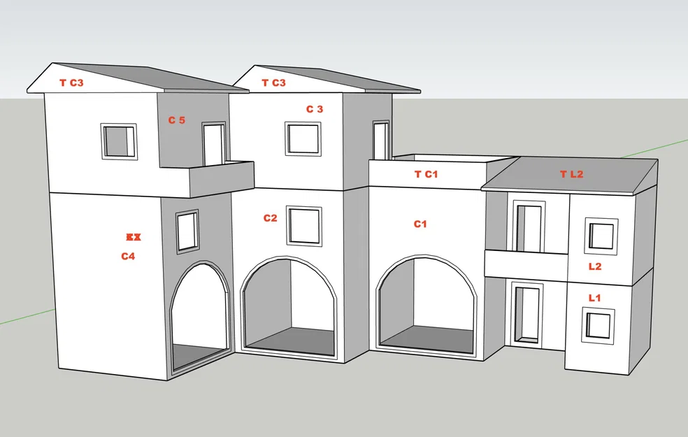 Nhà nguyện Giáng Sinh GT 22 thiết kế bằng SKETCHUP - Image 4