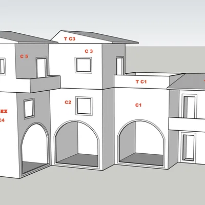 Nhà nguyện Giáng Sinh GT 22 thiết kế bằng SKETCHUP