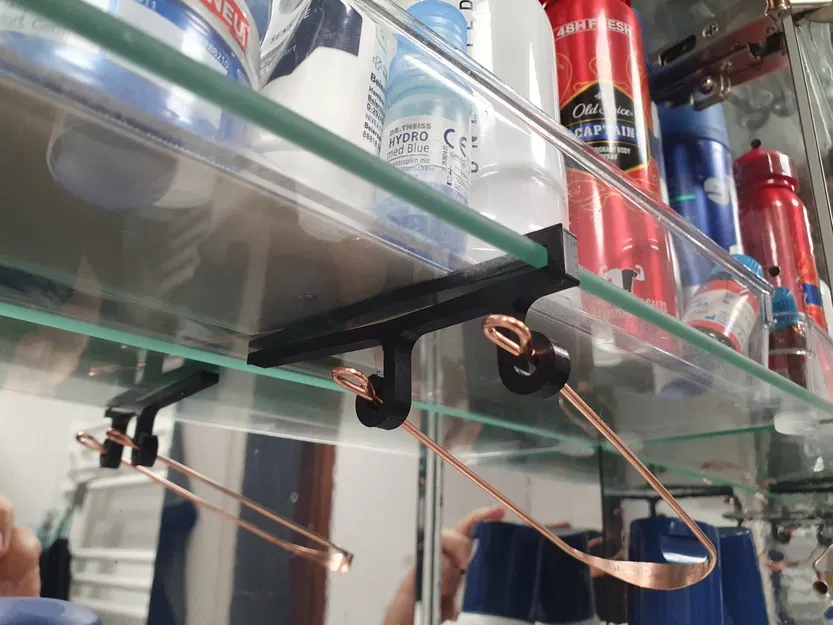 Giá đỡ bàn chải lưỡi vệ sinh gắn tường 5mm từ IKEA - Image 3