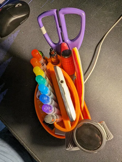 Giá đỡ tổ chức điện thoại, đồng hồ và bút trên bàn làm... - Image 6