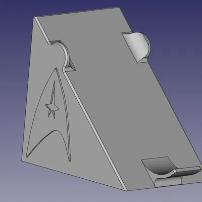 Giá đỡ giao tiếp Star Trek TOS phong cách tối giản