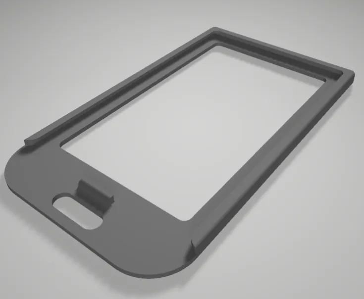 Giá đỡ thẻ truy cập NFC đơn giản, mặt sau mở - Image 1