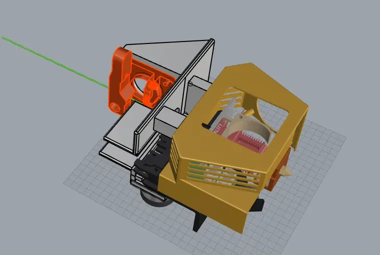 Giá đỡ extruder MK8 cho máy in CR6 Max trực tiếp - Image 1