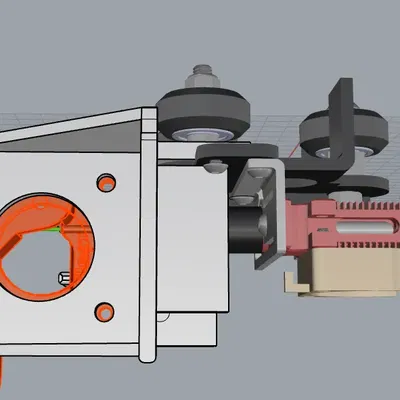 Giá đỡ extruder MK8 cho máy in CR6 Max trực tiếp