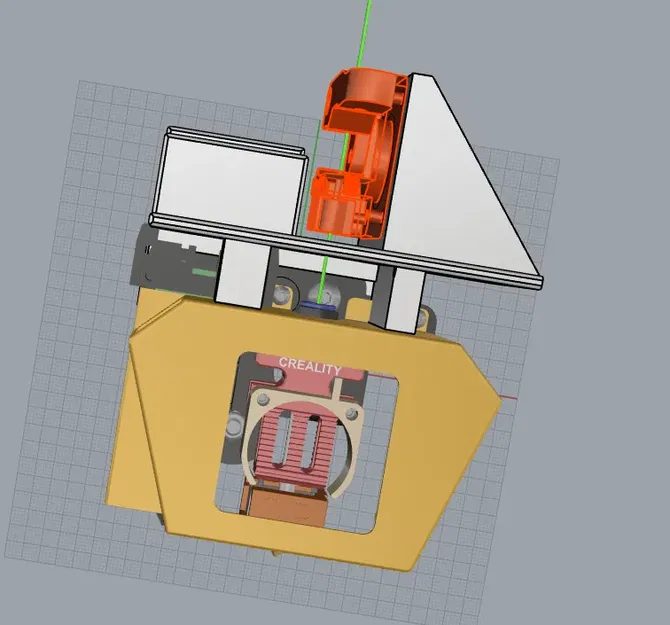 Giá đỡ extruder MK8 cho máy in CR6 Max trực tiếp - Image 5