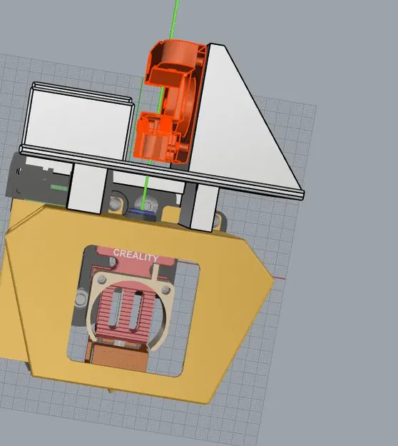 Giá đỡ extruder MK8 cho máy in CR6 Max trực tiếp - Image 7
