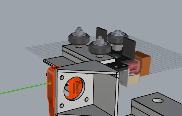 Giá đỡ extruder MK8 cho máy in CR6 Max trực tiếp - Image 8
