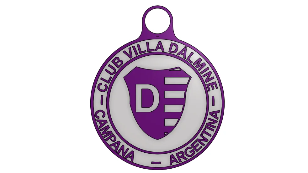 Móc chìa khóa câu lạc bộ bóng đá Villa Dálmine - Image 1