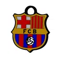 Móc chìa khóa FC Barcelona thiết kế 3D tinh xảo - Thumbnail 1