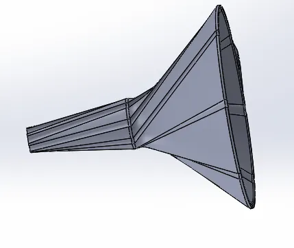Bình đựng nước hình phễu mini - xoáy vortex - Image 1