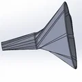 Bình đựng nước hình phễu mini - xoáy vortex - Thumbnail 1