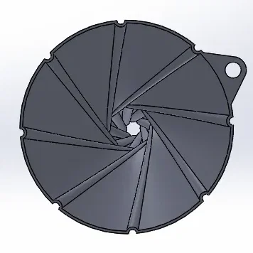 Bình đựng nước hình phễu mini - xoáy vortex