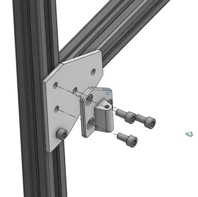 Giá đỡ linh hoạt cho máy in 3D với màn hình Android