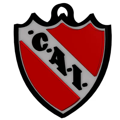 Chìa khóa hình biểu tượng câu lạc bộ bóng đá Independiente