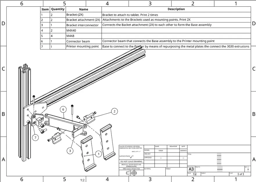 Giá đỡ linh hoạt cho máy in 3D với màn hình Android - Image 10