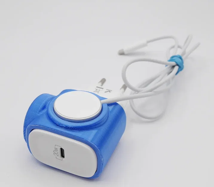 Giá đỡ nguồn điện cho Apple Watch 8 với cáp sạc từ tính - Image 3