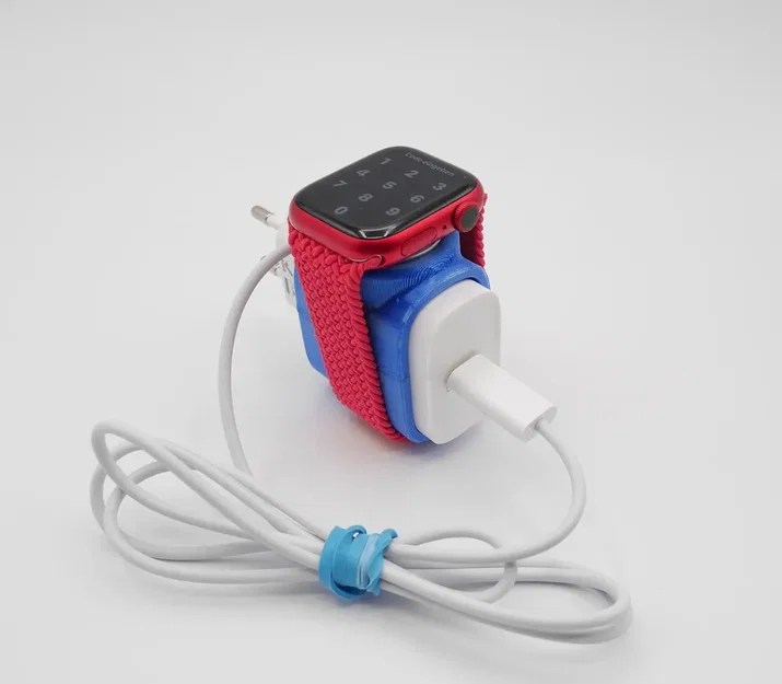 Giá đỡ nguồn điện cho Apple Watch 8 với cáp sạc từ tính - Image 7