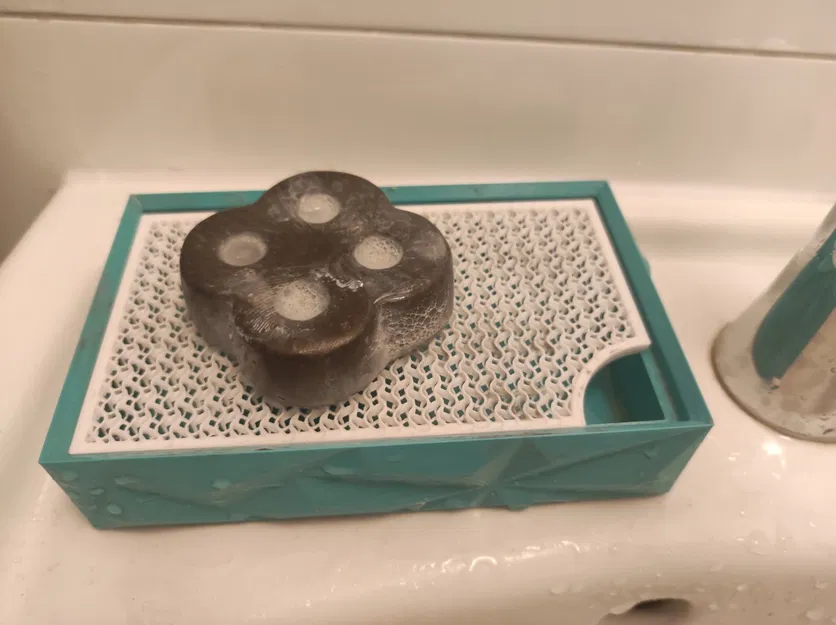 Đĩa xà phòng Low Poly cho nhà tắm - Image 2