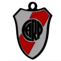 Móc khóa biểu tượng câu lạc bộ bóng đá River Plate - Thumbnail 2