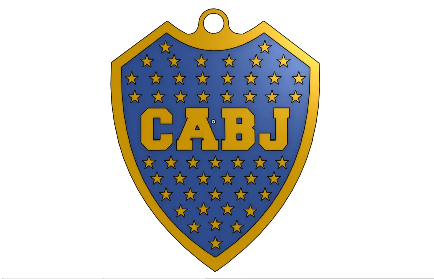 Móc khóa Boca Juniors với thiết kế độc đáo và bền bỉ - Image 1