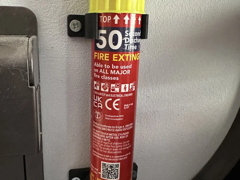 Giá đỡ an toàn phòng cháy chữa cháy gắn tường/trần - Image 1